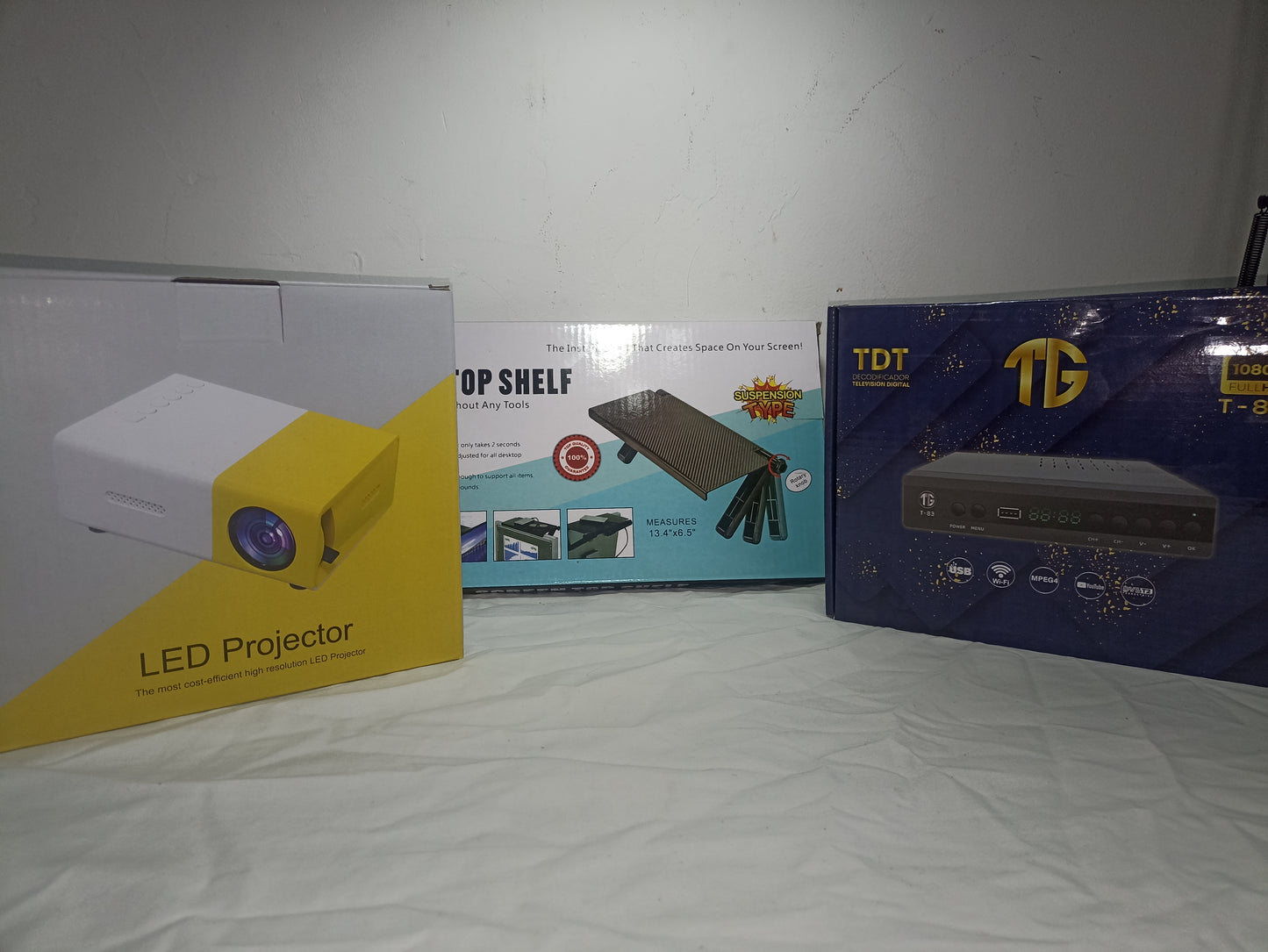 PROYECTOR MINI, TDT, SOPORTE TDT