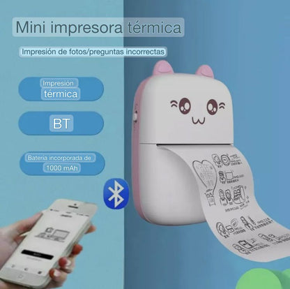 IMPRESORA MINI CON REPUESTO Y TABLETA MAGICPACK