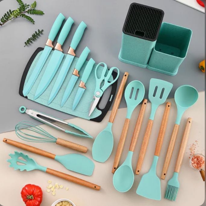 SET DE UTENSILIOS PARA COCINA Y PURIFICADOR 7 NIVELES