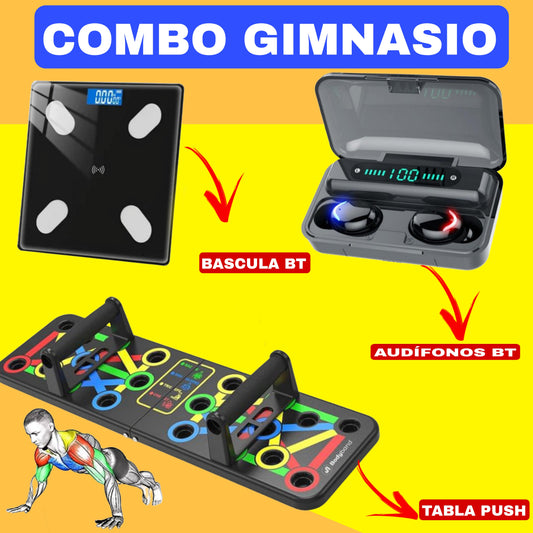 TABLA PUSH, AUDIFINOS F09 Y BASCULA Bluetooth