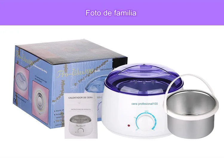 DEPILADOR FACIAL Y OLLA CERA